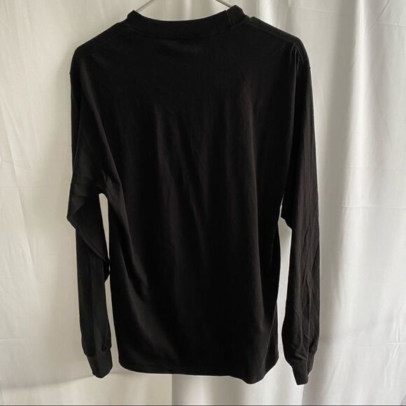 Hanes Beefy Men’s Long Sleeve Crew Neck Top - Picture 4 of 4